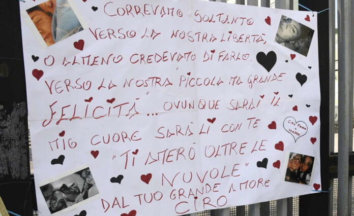 Caivano Il Messaggio D Addio Di Ciro A Maria Paola Il Mio Cuore E Con Te